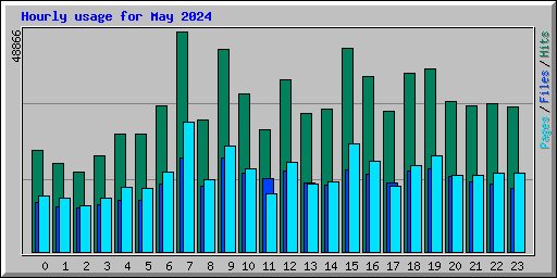 Hourly usage for May 2024